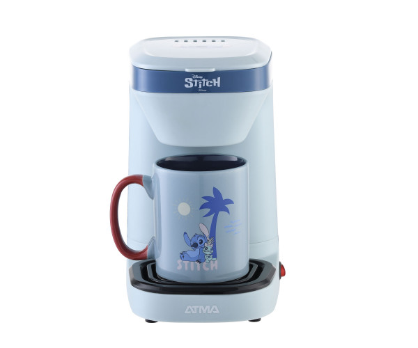Cafetera de Filtro Atma Stitch Disney 550W Celeste