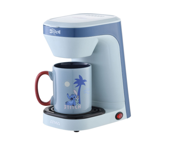 Cafetera de Filtro Atma Stitch Disney 550W Celeste